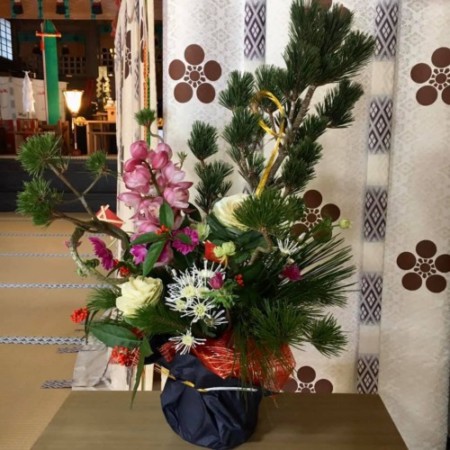 生花　お正月　正月花　おもてなしの花　レッスン　神戸　大阪　フラワーアンジェリク