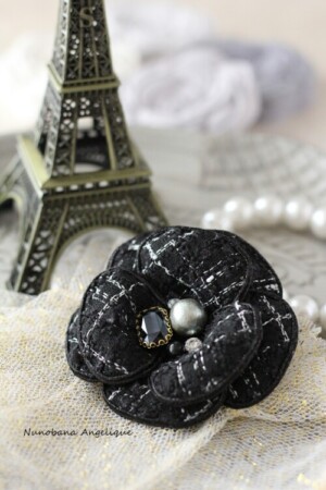 カメリア　ブローチ　コサージュ　レッスン　関西　兵庫　神戸