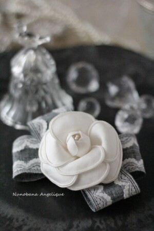 カメリア　ブローチ　コサージュ　レッスン　関西　兵庫　神戸