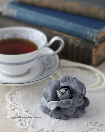 カメリア　ブローチ　コサージュ　レッスン　関西　兵庫　神戸