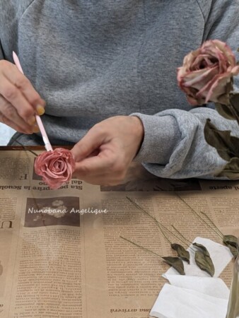 布花　スワッグ　薔薇　スターチス　ユーカリ　あじさい　レッスン　関西　兵庫　神戸