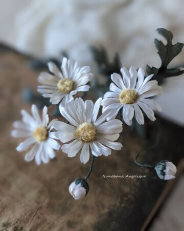 布花　マーガレット　レッスン　兵庫　神戸　関西　フラワーアンジェリク