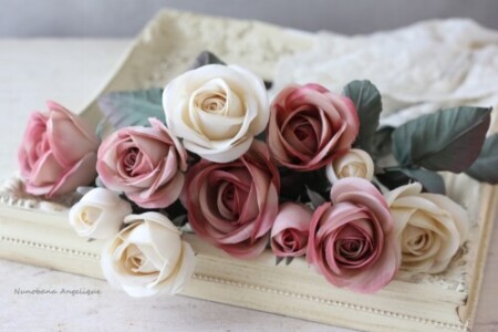 布花　薔薇　レッスン　関西　神戸　兵庫　フラワーアンジェリク