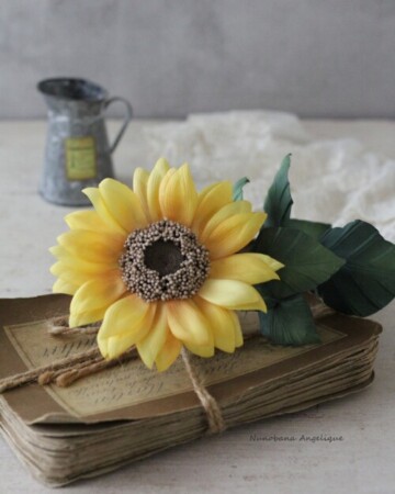 布花 向日葵 レッスン 関西 兵庫 神戸 フラワーアンジェリク