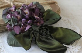 布花　すみれ　コサージュ　関西　兵庫県　神戸　体験レッスン